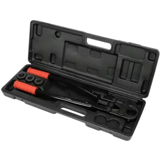 YATO Crimp-Set 4-teilig für Pex-AL-Pex-Rohre