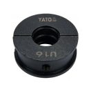 YATO Crimpeinsatz YT-21750 für Crimpzange U-Typ 16 mm