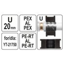 YATO Crimpeinsatz YT-21750 für Crimper U-Typ 20 mm