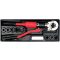 YATO Crimp-Set 9-teilig für Pex-Al-Pex-Rohre