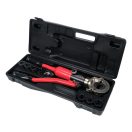 YATO Crimp-Set 9-teilig für Pex-Al-Pex-Rohre