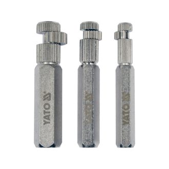  YATO Innenbeschlagschrauben-Set 3-teilig 3/8", 1/2", 3/4"