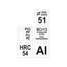 YATO Rohrschneider für PVC 51 mm Aluminium