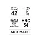 YATO Rohrschneider-Schere (PVC) Max d=42 mm
