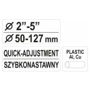 YATO Rohrschneider rollend 50-127 mm (Kupfer-Alu-Kunststoff)
