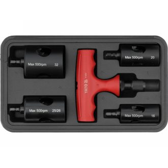 YATO Rohrentgrater-Set 16 - 32 mm