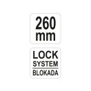 YATO Rohrreduzierzange 260 mm 2+3 Klingen (45 mm)