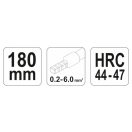 YATO Krimpzange 180 mm/0,2-0,6 mm