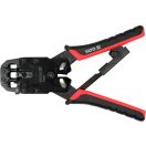 YATO Crimpzange 205 mm für UTP-Netzwerk/RJ45 und Telefon/RJ10, RJ11, RJ12-Anschlüsse