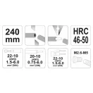 YATO Leiterzange 240 mm/1,5-6,0 mm2