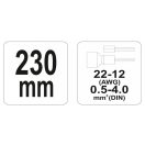 YATO Crimppinzette 230 mm/0,5-4,0 mm2