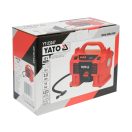 YATO Akkukompressor 11 bar 18 V (1 x 3,0 Ah Akku + Ladegerät) + 12 V Zigarettenanzünder