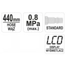 YATO Reifenluftpistole mit LCD-Manometer 1/4"