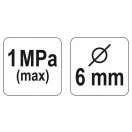 YATO Pumpenkopf 6 mm (für Radventil)