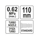 YATO Druckluft-Blaspistole Turbo 110 mm