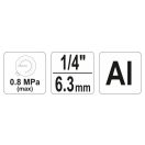 YATO Blaspistole kurzer und langer Schaft 1/4"