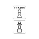 YATO Schlauchende 1/4" Rohrverbinder