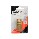 YATO Pneumatischer Schnellkuppler 1/4" x 3/8" Messing