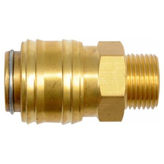  YATO Pneumatischer Schnellkuppler 3/8" x 1/4" Messing
