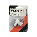 YATO Pneumatikanschluss 1/4" um 360 Grad drehbar