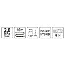 YATO Pneumatikschlauch 8 mm x 10 m