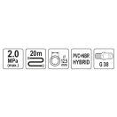 YATO Pneumatikschlauch 1/2" 12,5 mm x 20 m