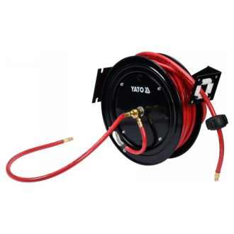   YATO Automatischer pneumatischer Schlauchaufroller 9,5 mm x 15 m
