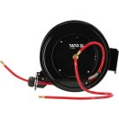 YATO Automatische pneumatische Schlauchtrommel 9,5 mm x 20 m Metall