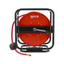 YATO Automatische pneumatische Schlauchtrommel 8 mm x 30 m, Metall