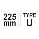 YATO U-förmige automatische Verriegelungszange 225 mm