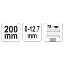 YATO Flache selbstsperrende Zange 200 mm