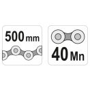 YATO Selbstsperrende Zange mit Kette 500 mm