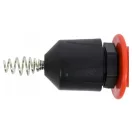 YATO Rohrreinigungsspirale kann an eine Bohrmaschine 6 m angeschlossen werden