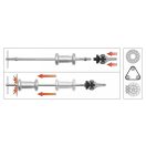 YATO Gleitgewichtlager-Abziehersatz 5-teilig