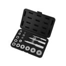 YATO Lager, Passring, Buchsen-Ausbrech- und Einschlagsatz 17-teilig aus Aluminium