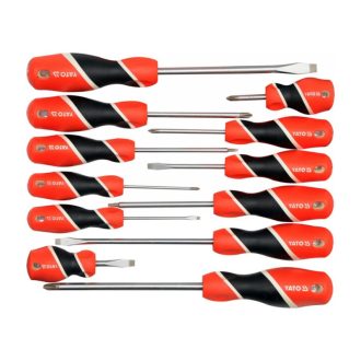 YATO Schraubendreher-Set 12-teilig magnetisch S2