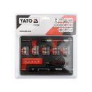 YATO Akku-Präzisionsschraubendreher und Bit-Set 39-teilig 3,6 V Li-Ion (0,45 Ah Akku + Ladekabel).
