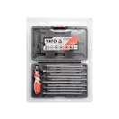 YATO Schraubendreher-Set mit Doppelschaft, 12-teilig
