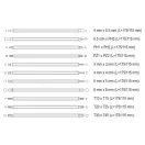 YATO Schraubendreher-Set mit Doppelschaft, 12-teilig