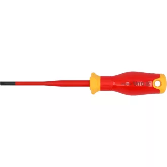   YATO Schraubenzieher Schlitz 4 x 100 mm, bis 1000 V isoliert, schlankes Design
