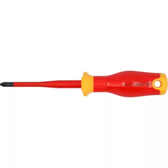   YATO Schraubendreher PH2 x 100 mm, dünn, bis 1000 V isoliert