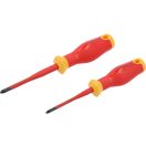 YATO Schraubendrehersatz 3-teilig, dünn, bis 1000 V isoliert