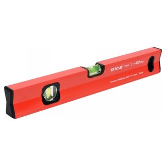 YATO Wasserwaage magnetisch 2 Ebenen 1 Griff 400 mm