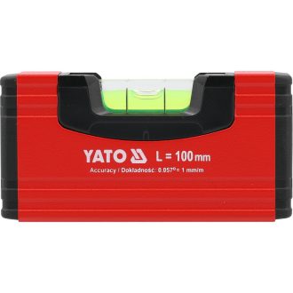 YATO Taschenwasserwaage 100 mm