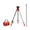 YATO Optisches Nivelliergerät 32 x 38 mm IP66 Set mit Stativ