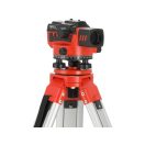 YATO Optisches Nivelliergerät 32 x 38 mm IP54 Set mit Stativ