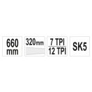 Japanische Zugsäge YATO 660 mm