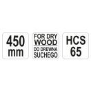 YATO Sägeblatt für trockenes Holz 450 mm