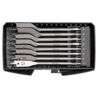   YATO Flachholzbohrer Set 8-teilig mit Bit-Aufnahme (12-16-18-20-22-25-28-32 mm)