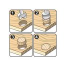 YATO Forstner- und Zapfenbohrer-Set 2-teilig 30 mm